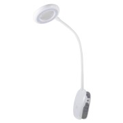 Lampada con lente d'ingrandimento a LED ricaricabile PURElite con clip x1