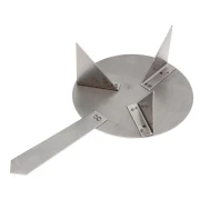 Supporto di cottura a artigli da 84 mm per polvere di sovrasmaltatura con manico x1