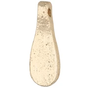 Pendente a goccia 20x7 mm - Dorato chiaro x1