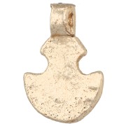 Ciondolo a forma di ancora in stile etnico 16,5x12 mm - Dorato chiaro x1