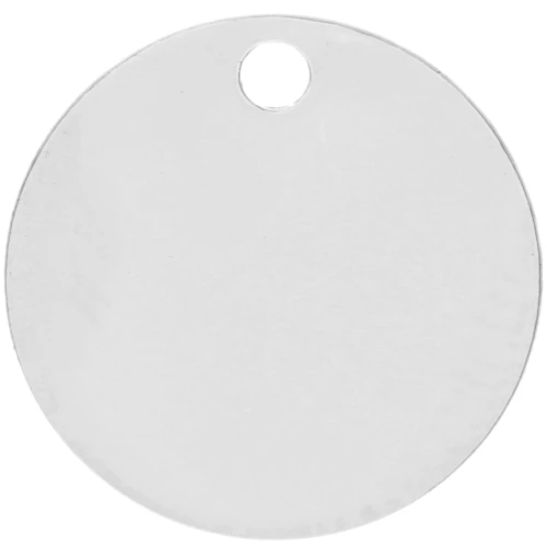 Zecchino da incidere 12 mm - spessore 0,4 mm - Argento 925 x1