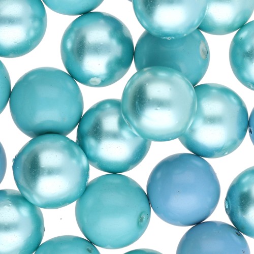 Assortimento di perle bohémien - Mix verde-blu x 50 g