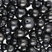 Assortimento di perle bohemien - Mix Black x 50 g