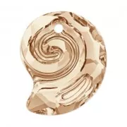Pendente Sea Snail PureCrystal 6731 mm.14 Crystal Golden Shadow semi-mat
