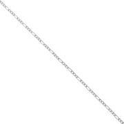 Catena a maglia figaro alternata (1x3) 2,4 mm - Acciaio inossidabile 316L x 50 cm|raw }}