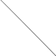 Catena a maglia Forzatina da 1,4 mm - Acciaio inossidabile 316L nero x 50 cm|raw }}