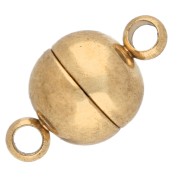 Oro 24 Carati - Chiusura a sfera magnetica da 6 mm - Acciaio inossidabile 303 Dorato x1 Chiusura a sfera magnetica da 6 mm - Acciaio inossidabile 303 Dorato x1