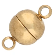 Chiusura a sfera magnetica da 6 mm - Acciaio inossidabile 303 Dorato x1
