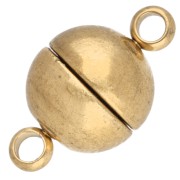 Oro 24 Carati - Chiusura a sfera magnetica da 8 mm - Acciaio inossidabile 303 Dorato x1 Chiusura a sfera magnetica da 8 mm - Acciaio inossidabile 303 Dorato x1