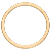 Anello di montaggio e intreccio circolare da 29 mm - Acciaio inossidabile 316L Dorato x1