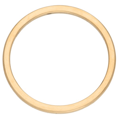 Anello di montaggio e intreccio circolare da 29 mm - Acciaio inossidabile 316L Dorato x1