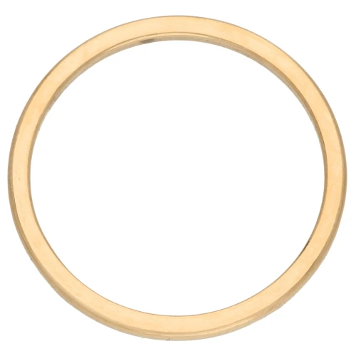 Anello di montaggio e intreccio circolare da 29 mm - Acciaio inossidabile 316L Dorato x1