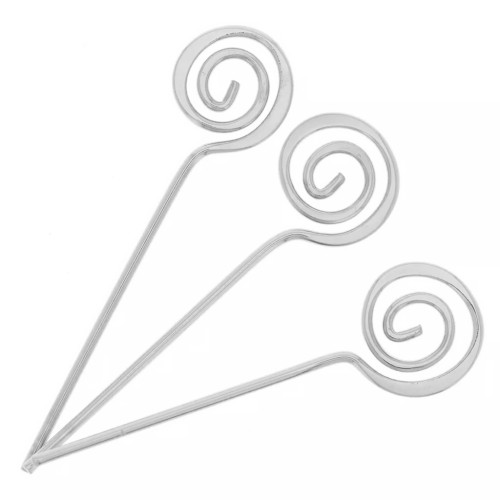 Chiodi a spirale 45x1 mm - Argento x10