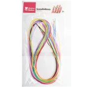 Assortimento di fili opachi per scoubidou x12