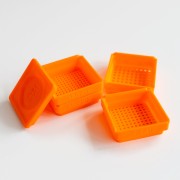 Selezionatore di perle 6x6x2 cm, 4 misure - Hot Orange x1