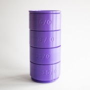 Selezionatore di perle 8,5x5 cm, 4 misure - Viola x1|raw }}