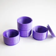 Selezionatore di perle 8,5x5 cm, 4 misure - Viola x1
