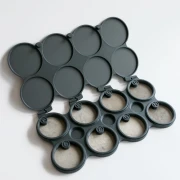 Portaperla a 8 scomparti da 48 mm - Grigio scuro x1