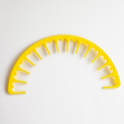 Portaperle - arco portaoggetti - 26 cm, 13 scomparti - Giallo x1|raw }}
