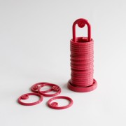 Portaperla con 26 anelli da 34,6 mm e supporto - Wine x1|raw }}