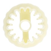 Tagliabiscotti a forma di margherita da 20 mm di Perles and Co - Giallo pallido x1|raw }}