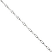 Catena con maglia fantasia da 2,4 mm - acciaio inox 304 x1m