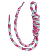 Fascetta in paracord per portachiavi e ciondolo da borsa - 22 cm - Rosa - Veraman x1