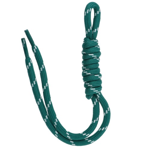 Fascetta in paracord per portachiavi e ciondolo da borsa - 22 cm - Verde scuro x1