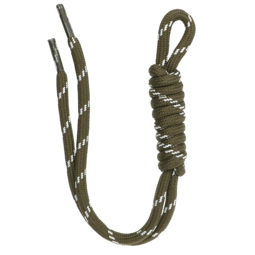 Fascetta in paracord per portachiavi e ciondolo da borsa - 22 cm - Verde oliva x1
