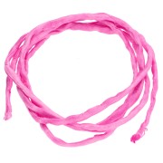Cordoncino di seta da 2 mm - Rosa x 1 m