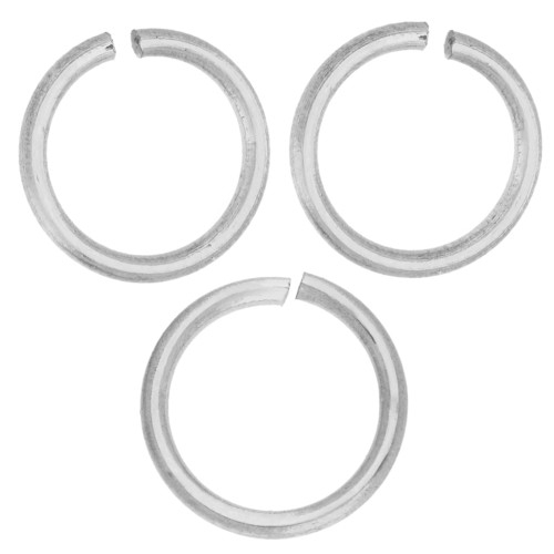 Anelli aperti 7x0,8 mm - Produzione europea - Acciaio inossidabile 316L x15