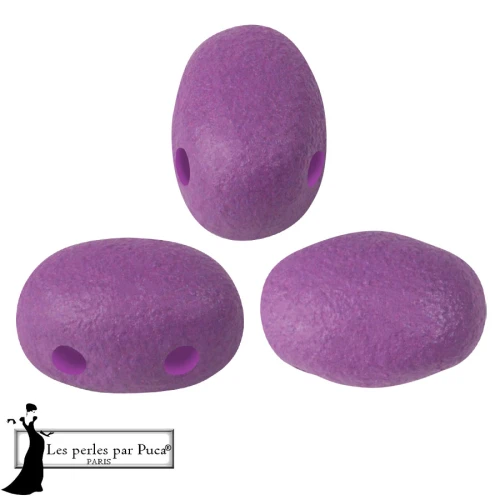 Perla in vetro Samos® di Puca® 5x7 mm - Neon Amethyst x10 g