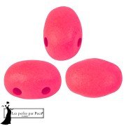 Perla in vetro Samos® di Puca® 5x7 mm - Neon Cherry Red x10 g