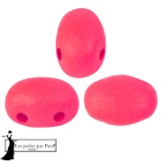 Perla in vetro Samos® di Puca® 5x7 mm - Neon Cherry Red x10 g
