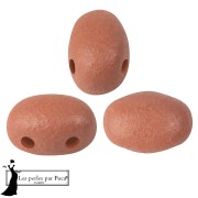 Opaque White - Perla in vetro Samos® di Puca® 5x7 mm - Neon Chocolate x10 g Perla in vetro Samos® di Puca® 5x7 mm - Neon Chocolate x10 g