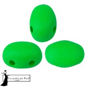 Opaque White - Perla in vetro Samos® di Puca® 5x7 mm - Verde neon x10 g Perla in vetro Samos® di Puca® 5x7 mm - Verde neon x10 g