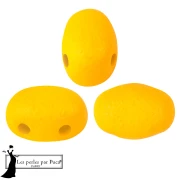 Perla in vetro Samos® di Puca® 5x7 mm - Arancione neon x10 g