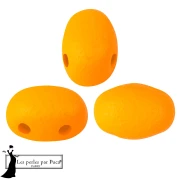 Perla in vetro Samos® di Puca® 5x7 mm - Arancione neon x10 g