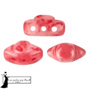 Perla in vetro Volos® di Puca® 4x8 mm - Mishmash Dark Peach x10 g|raw }}