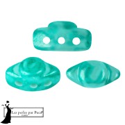 Perla in vetro Volos® di Puca® 4x8 mm - Mishmash Emerald x10 g|raw }}