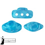 Perla in vetro Volos® di Puca® 4x8 mm - Mishmash turchese x10 g|raw }}
