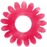 Rosa fluorescente - Pendente a forma di margherita da 20 mm in acetato - Effetto marmorizzato rosa fluo x1 Pendente a forma di margherita da 20 mm in acetato - Effetto marmorizzato rosa fluo x1