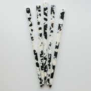 Fermaglio per capelli con foro - Tartaruga - Nero - Beige x1