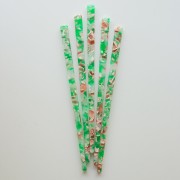 Fermaglio per capelli con foro - Tartaruga - Verde - Marrone - Beige x1