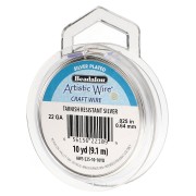 Filo di rame Artistic Wire 0,64 mm - Placcato argento anti-ossidazione x 9,1 m