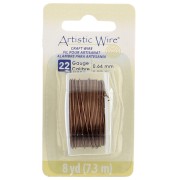 Filo di rame Artistic Wire 0,64 mm - Ottone anticato x 7,3 m