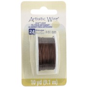 Filo di rame Artistic Wire 0,51 mm - Ottone anticato x 9,1 m