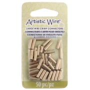 Raccordi a crimpare per cavi di grosso diametro 2,05 mm - Ottone grezzo x50