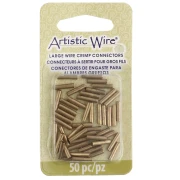 Raccordi a crimpare per cavi da 1,63 mm - Ottone grezzo x50