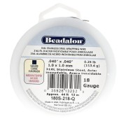 Filo quadrato 1,02 mm - Acciaio inossidabile 316L x 13 m